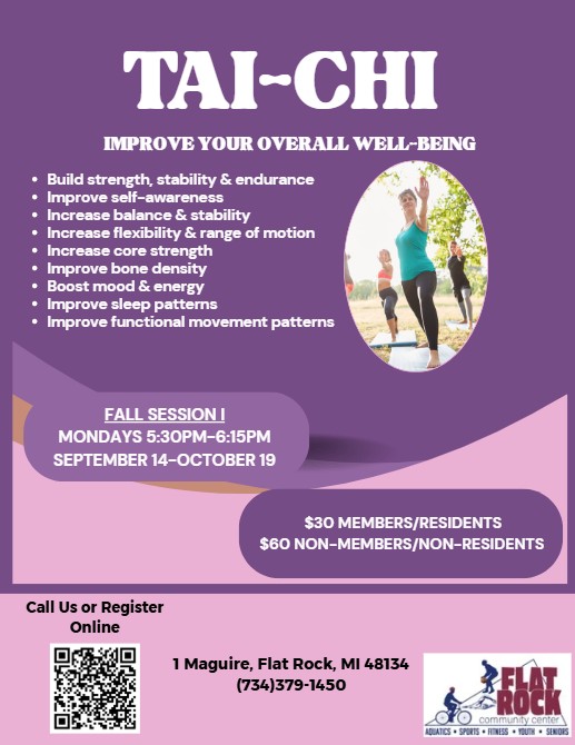 Fall 2026 Session I Tai Chi